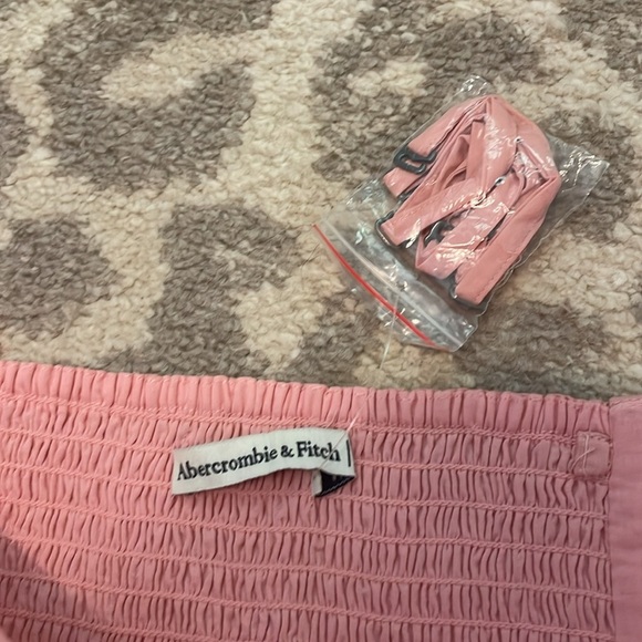 Abercrombie & Fitch Pink Layered Tube Top with Straps - Picture 4 of 4